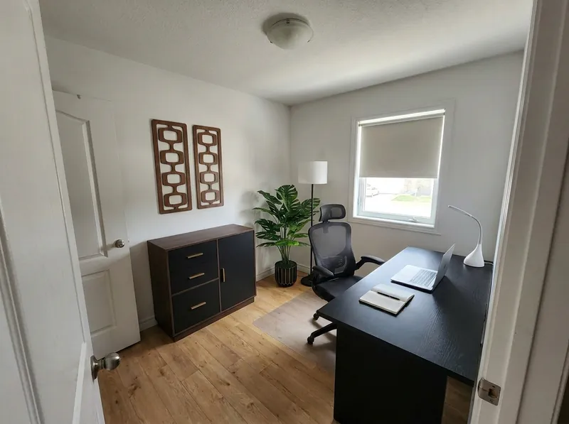 After: contemporary home office rendered by the Lilita's Studio system from one customer photo